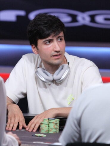 Antonio Lievano playing poker