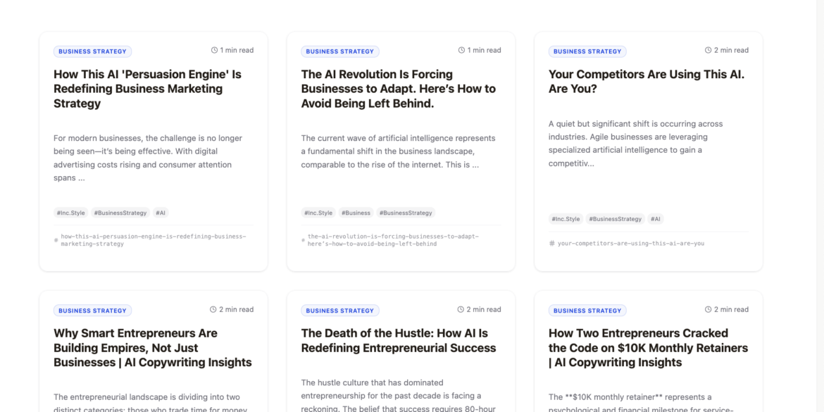 Why Persuasions AI Stands Alone
